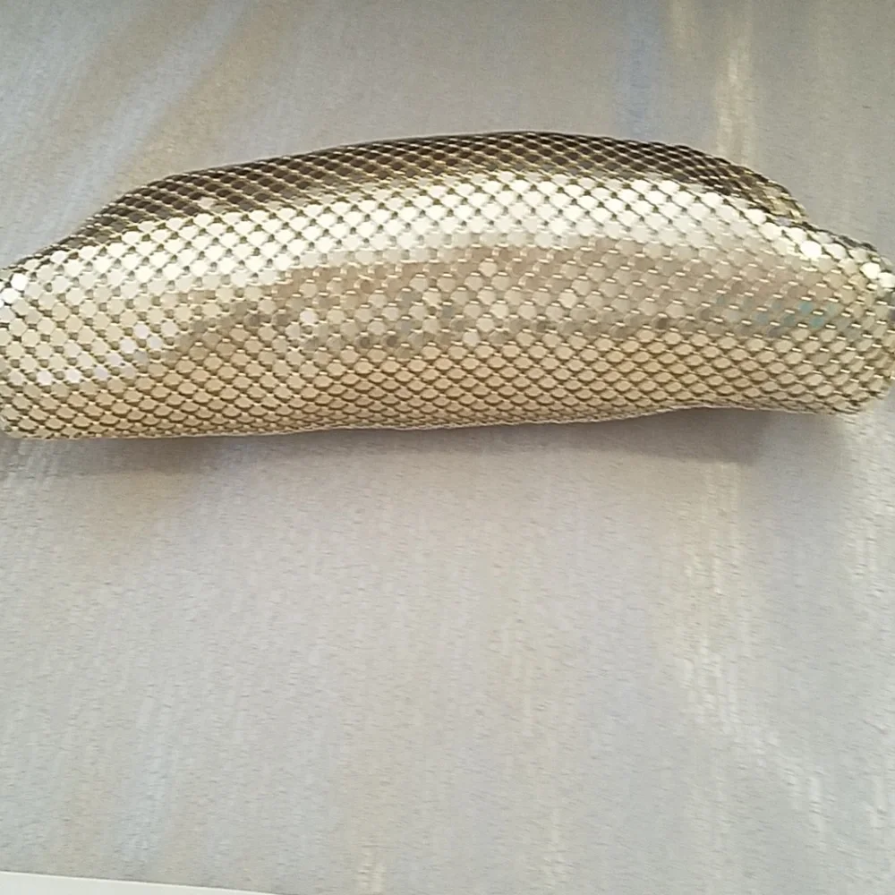 Lulu Townsend Gold Clutch